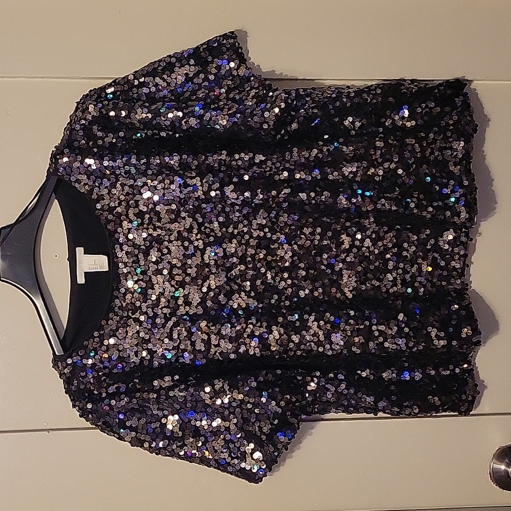 H & M sequin top